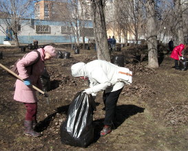 Всемирный День Матери-Земли, субботник в Самаре