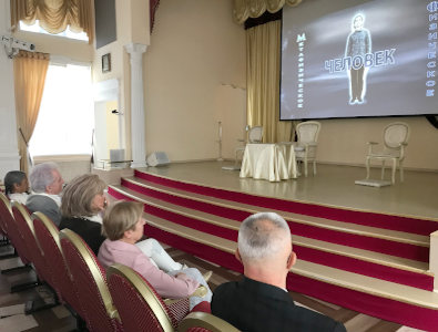 Lyubov Kazarnovskaya, famous opera singer, visits Brahma Kumaris, Spiritual Development Center